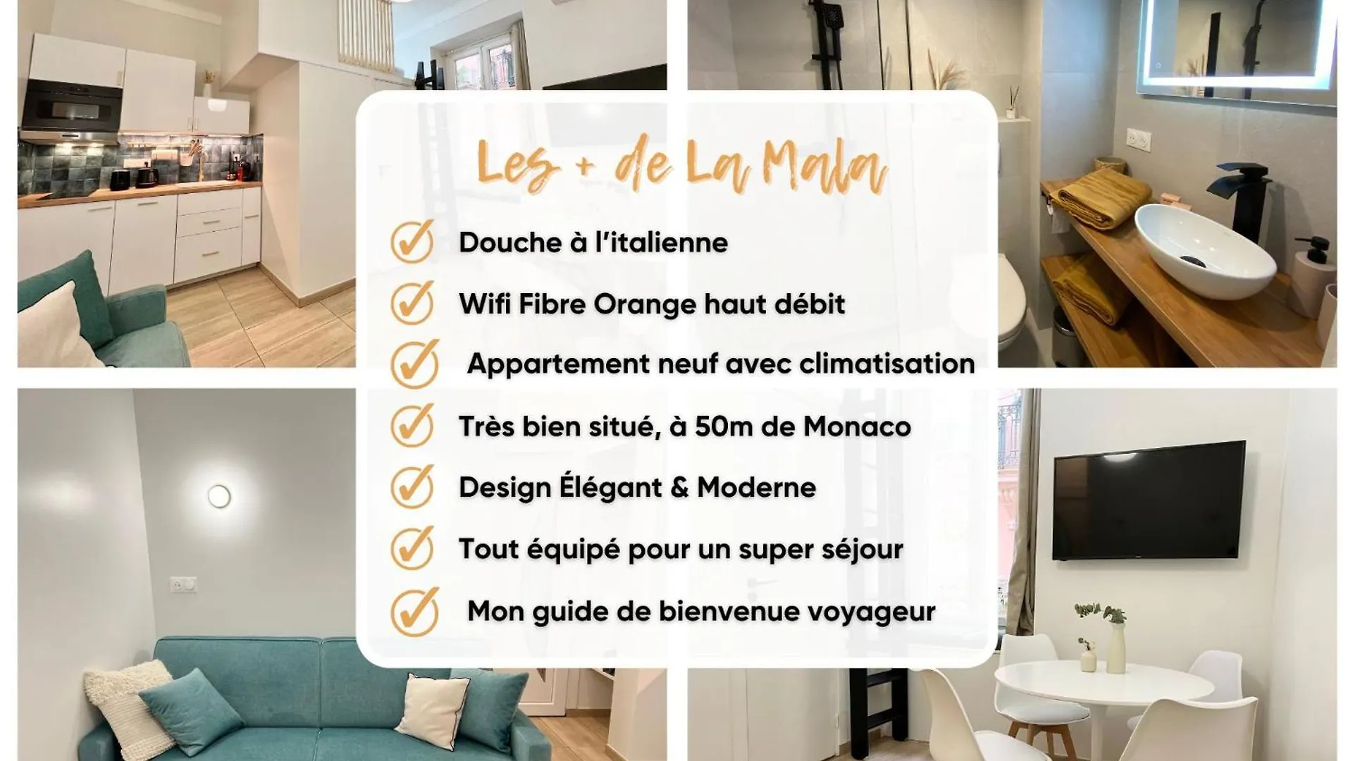Apartment Appartements Neuf - Frontiere De Monaco - Clim - Wifi Cap-d'Ail